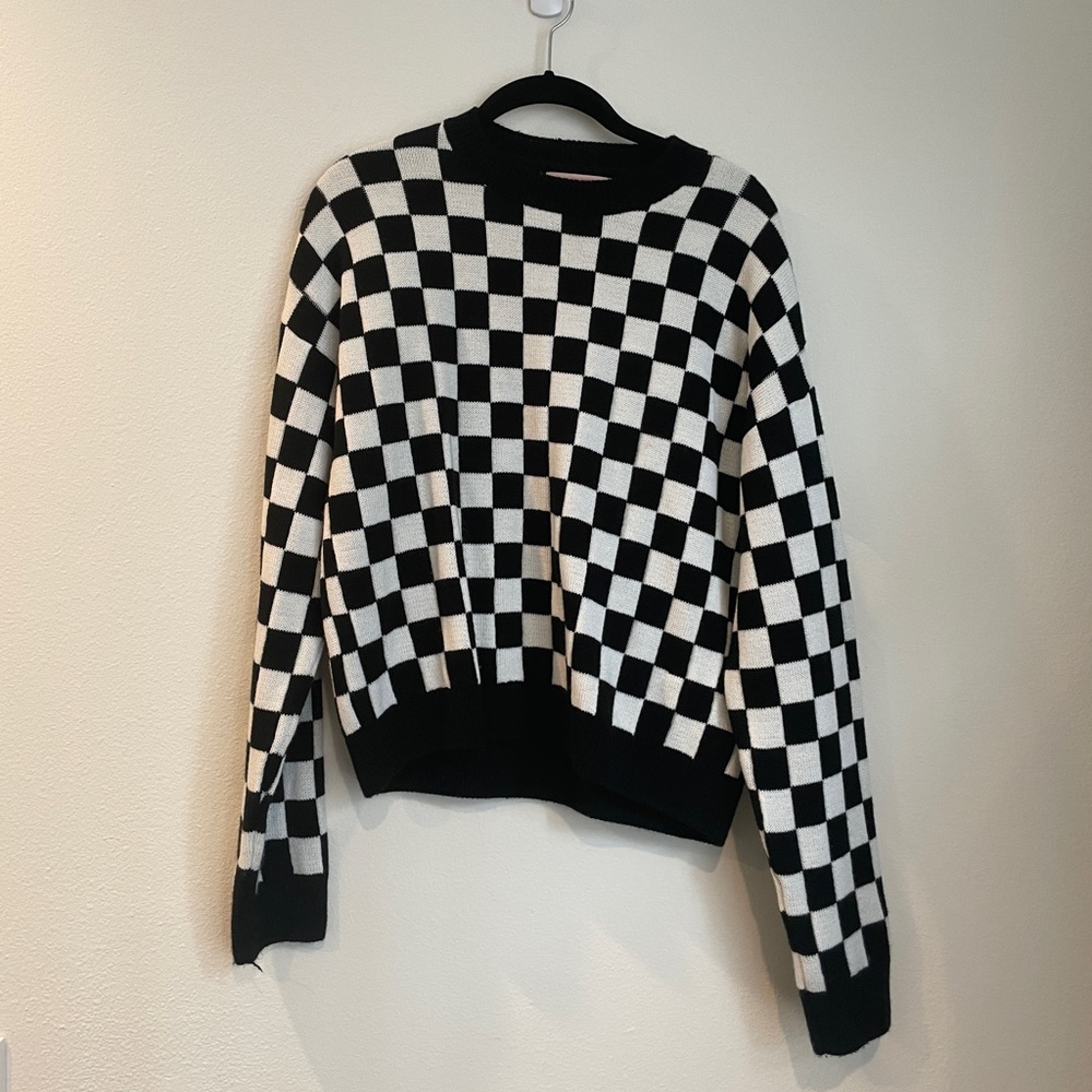 UO Checkered Sweater
